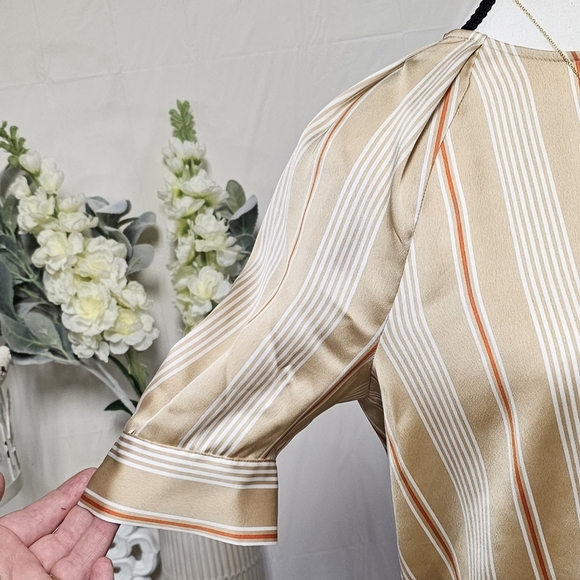 WORTHINGTON | WENDY STRIPE BLOUSE - NWT! - Picture 6 of 16